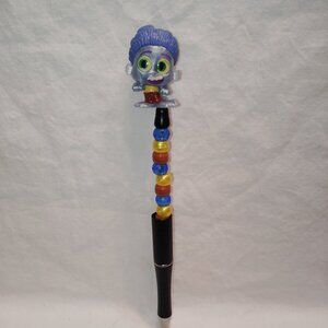 Disney Doorable- Alberto Sea Monster  - Handmade Beaded Pen Luca